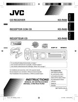 JVC In-Dash DVD Player KD-R400 User manual