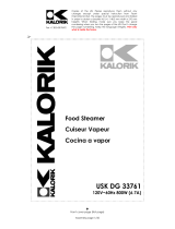 KALORIK Food Steamer USK DG 33761 User manual