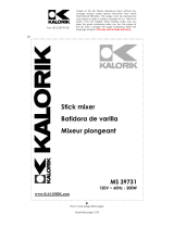 KALORIK - Team International Group Blender MS 39731 User manual
