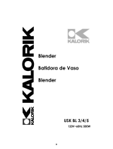 KALORIK - Team International Group Blender USK BL 3/4/5 User manual