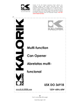 KALORIK - Team International Group Can Opener USK DO 36918 User manual
