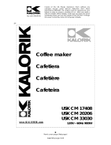 KALORIK - Team International Group Coffeemaker USK CM 17408 User manual