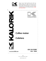 KALORIK - Team International Group Coffeemaker USK CM 25282 User manual