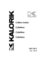 KALORIK - Team International Group Coffeemaker USK CM 3 User manual