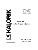 KALORIK - Team International Group Kitchen Grill USK GR 25125 User manual
