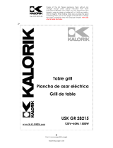 KALORIK - Team International Group Kitchen Grill USK GR 28215 User manual