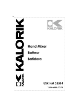 KALORIK - Team International Group Mixer USK HM 32594 User manual