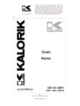 KALORIK - Team International Group Oven USK OV 32091 User manual