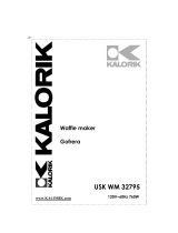 KALORIK - Team International Group Waffle Iron USK WM 32795 User manual