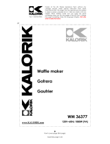 KALORIK - Team International Group Waffle Iron WM 36377 User manual