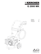 Kärcher G 2000 MK User manual