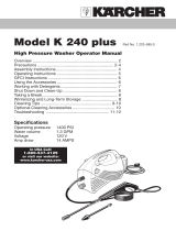 Kärcher K 240 User manual