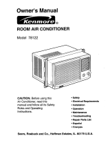 Kenmore 78122 User manual