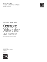 Kenmore 18'' Built-In Dishwasher - Black ENERGY STAR Owner's manual