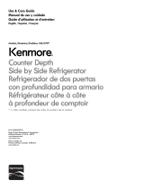 Kenmore 21 cu. ft. Counter-Depth Side-by-Side Refrigerator - Stainless Steel Owner's manual