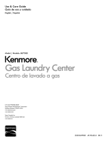 Kenmore 27'' Laundry Center w/ Gas Dryer Installation guide