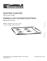 Kenmore 30'' Electric Cooktop 4120 Owner's manual
