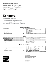 Kenmore 25132 Installation guide