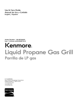 Kenmore 6 Burner Stainless Steel front Gas Grill With Smoker Owner's manual