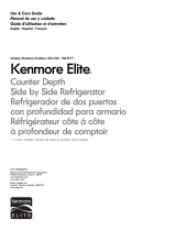 Kenmore Elite 23 cu. ft. Counter-Depth Side-by-Side Refrigerator w/ SmartSense - Stainless Steel Owner's manual