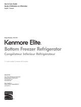 Kenmore EliteElite 24 cu.ft. French Door Bottom-Freezer Refrigerator ENERGY STAR