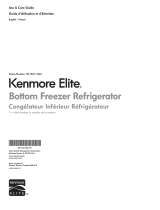Kenmore Elite 30 cu.ft. French Door Bottom-Freezer Refrigerator ENERGY STAR Owner's manual