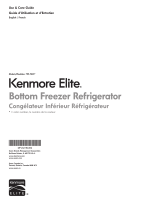 Kenmore Elite 31 cu.ft. French Door Bottom-Freezer Refrigerator ENERGY STAR Owner's manual