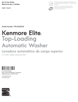 Kenmore Elite 5.2 cu. ft. Top-Load Washer w/ Steam & Accela-Wash - Metallic Gray ENERGY STAR Owner's manual
