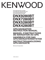 Kenwood DNX 5280 BT GPS Navigation System User manual