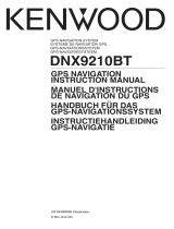 Kenwood DNX 9210 BT GPS Navigation System User manual