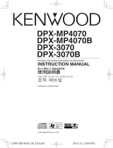 Kenwood DPX-MP4070B User manual