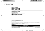 Kenwood KDC-X798 User manual