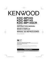 Kenwood KDC-MP145 User manual