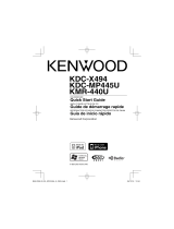 Kenwood KDC-X494 User manual