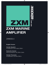 Kicker 2010 ZXM 350.4 Marine Amplifier User manual