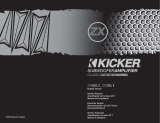 Kicker ZX750.1 Owner's manual