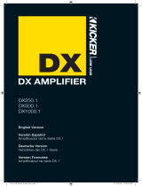 Kicker DX250.1 Owner's manual