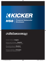 Kicker Hideaway HS8 Owner's manual