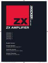 Kicker zx 400 1 Owner's manual