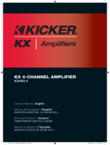 Kicker 4-Channel User manual