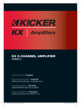 Kicker 5-CHANNEL Owner's manual