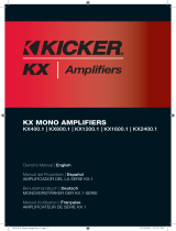 Kicker KX1200.1 User manual