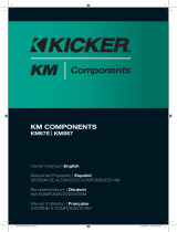 Kicker 2014 KMS Components Owner's manual