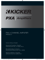 Kicker 4-Channel Owner's manual