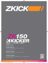 Kicker ZK150 Digital Stereo System with Alarm Owner's manual