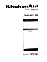 KitchenAid 4KUCS181T User manual