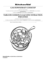 KitchenAid 30-Inch, 4-Burner Downdraft Cooktop User manual