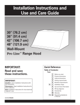 KitchenAid Range Hood User manual