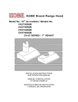 Kobe Range Hoods CH7930SQB User manual