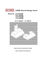 Kobe Range Hoods CH7736SQB User manual
